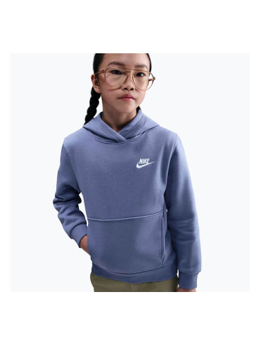 Детски суитшърт Nike Sportswear Club Fleece world indigo/white