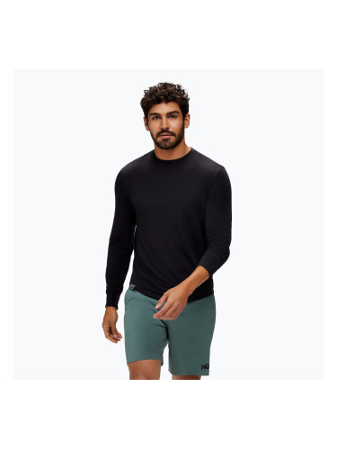 Мъжки тичащ потник с дълъг ръкав HOKA Essential LS Tee black