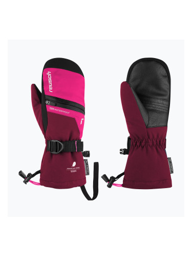 Детски скиорски ръкавици Reusch Lando R-TEX XT cerise/pink glo