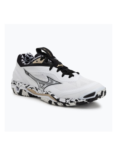 Обувки за хандбал Mizuno Wave Stealth 6 white/black/ge gold