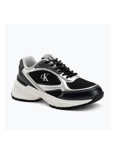 Дамски обувки Calvin Klein YW0YW02063 Hike Runner Lace Up Mesh Mix black/silver