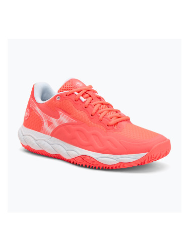 Дамски обувки за тенис Mizuno Wave Enforce Court CC W calypso coral/white/barely pink