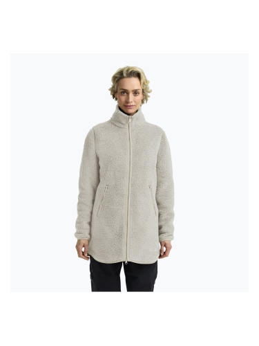 Дамски суитшърт за трекинг Jack Wolfskin High Curl Coat pale sand