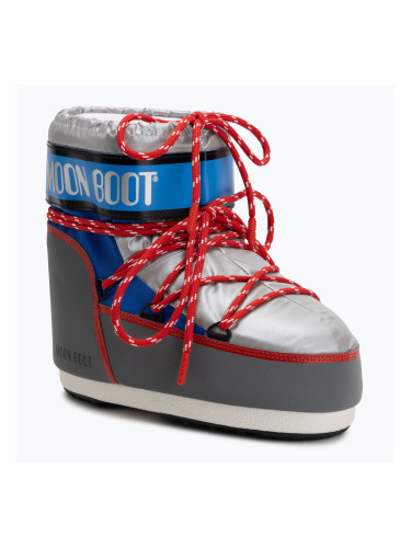 Дамски ботуши Moon Boot Icon Low Space Racing silver/blue/red snow boots