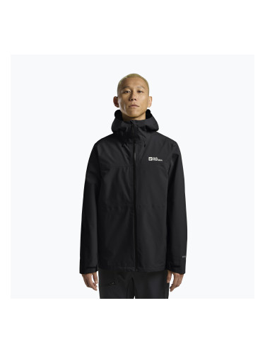 Мъжко яке за дъжд Jack Wolfskin Highest Peak 3L black