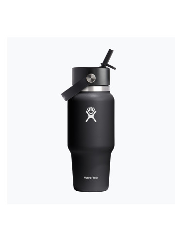 Термобутилка Hydro Flask Wide Flex Travel 710 ml black