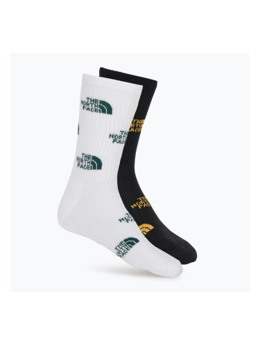 Чорапи The North Face Everyday Crew Logo 2 чифта black/summit gold