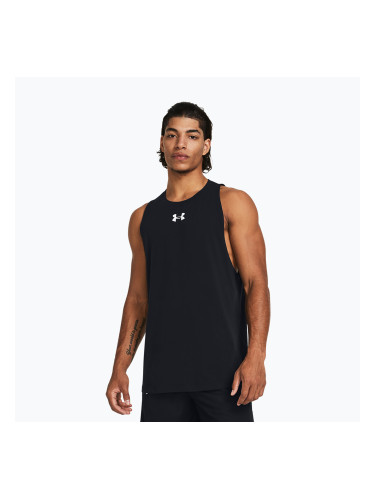Мъжка баскетболна тениска Under Armour Baseline Cotton black/white