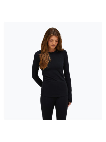 Дамска термоактивна блуза с дълъг ръкав Peak Performance Magic Crew Wool-Blend Baselayer black/black
