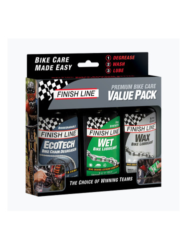 Комплект Finish Line Premium Bike Degreaser + Cross Country Oil + KryTech Oil 120 ml