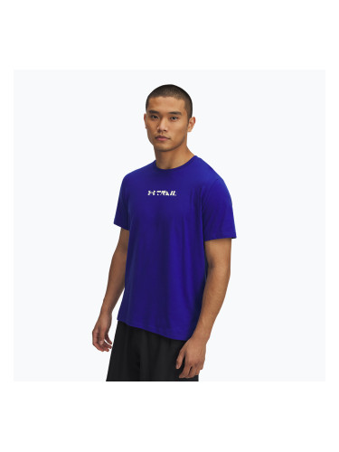 Мъжка тениска за бягане Under Armour Trail Run Graphic Tee royal/reflective