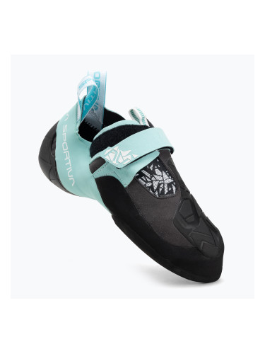 Дамски обувки за катерене La Sportiva Skwama Vegan carbon/turquoise