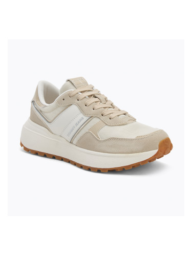 Дамски обувки Tommy Jeans Cleated Runner white clay