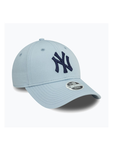 New Era Метално лого 9Forty New York Yankees бейзболна шапка пастелно синьо