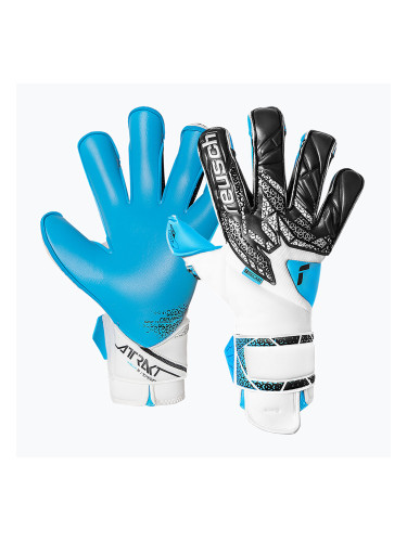 Вратарски ръкавици Reusch Attrakt Aqua Evolution white/ black/qua blue