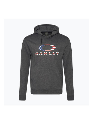 Мъжка качулка Oakley Bark Fleece Hoodie dark grey heather