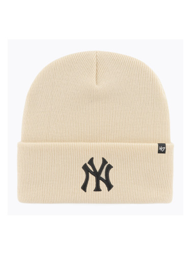 Зимна шапка 47 Brand MLB New York Yankees Haymaker natural