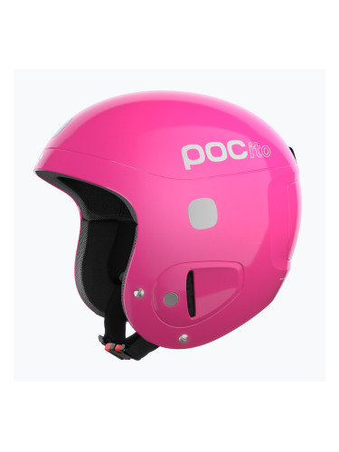 Детска ски каска POC POCito Skull fluorescent pink
