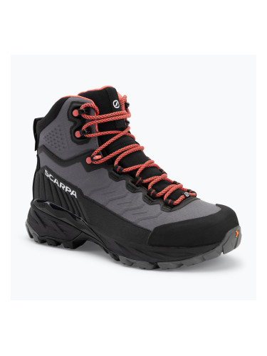 Дамски ботуши за трекинг SCARPA Rush TRK LT GTX сиво/коралово