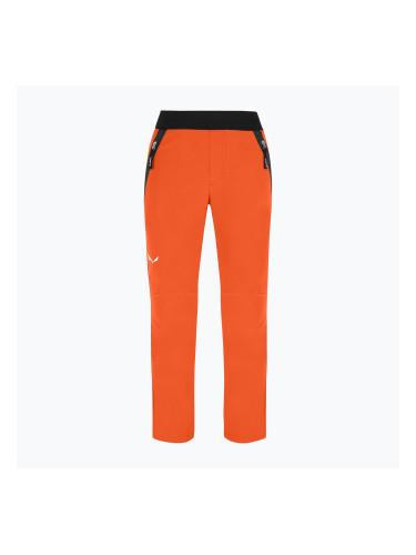 Salewa детски панталони за трекинг Rosengarten DST червен оранжев