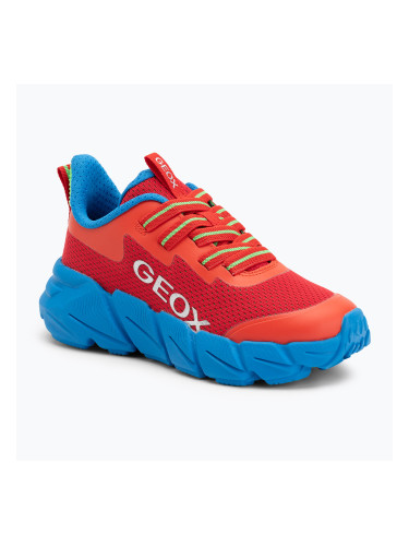 Geox Flexyper Fast червени/светлосини юношески обувки