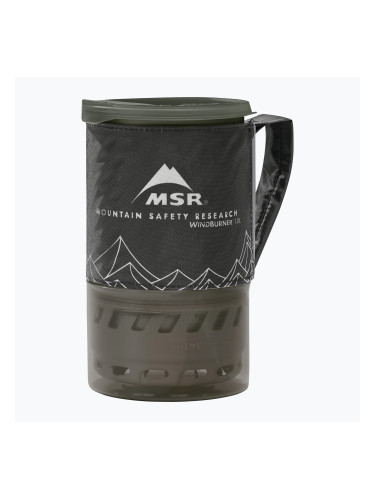 Туристическа печка + тенджера MSR WindBurner Personal Stove System black