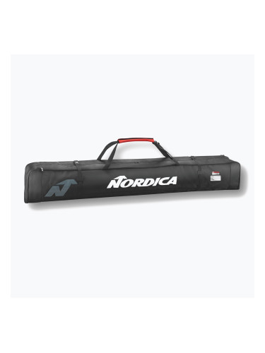Калъф за ски Nordica Single Ski Bag (Eco Fabric) - black/white/red