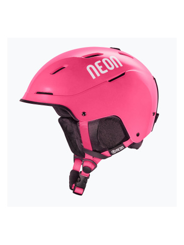 Скиорска каска Neon Alpha pink/white
