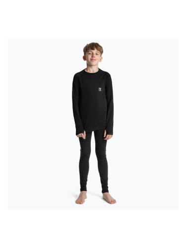 Детски комплект термобельо OneTeam Achill Jr Set черно
