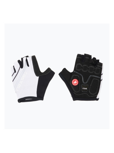 Дамски ръкавици за колоездене Castelli Dolcissima 2 слонова кост/тъмно сиво/сребристо сиво