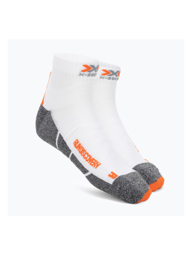 Мъжки чорапи за бягане X-Socks Run Discovery 4.0 arctic white/dolomite grey
