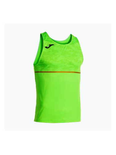 Мъжка тениска за бягане Joma Record III fluor green