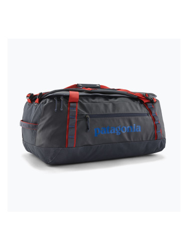 Пътна чанта Patagonia Black Hole Duffel 55 l smolder blue/amanita red