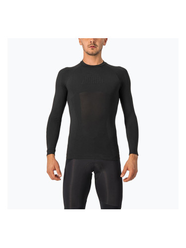 Мъжка блуза с дълъг ръкав за колоездене Castelli Core Seamless Base Layer black