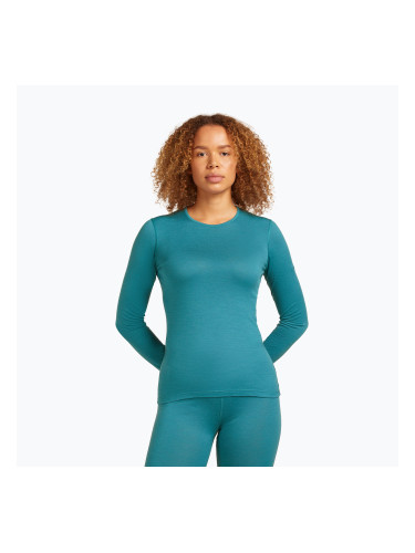 Дамска термоактивна блуза с дълъг ръкав Icebreaker 200 Oasis Crewe topaz