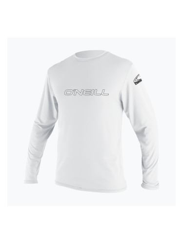 Детска блуза  с дълъг ръкав за плуване O'Neill Basic Skins LS Sun Shirt white