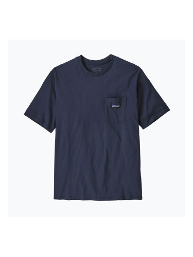 Мъжка тениска Patagonia Daily Pocket Tee new navy