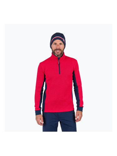 Мъжки скиорски суитшърт Rossignol Cieloalto Fleece Half zip sports red
