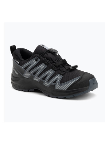 Детски обувки за трекинг Salomon XA Pro 3D V8 Waterproof black/turbulence/quarry