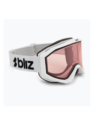 Скиорски очила Bliz Liner matte white/pink