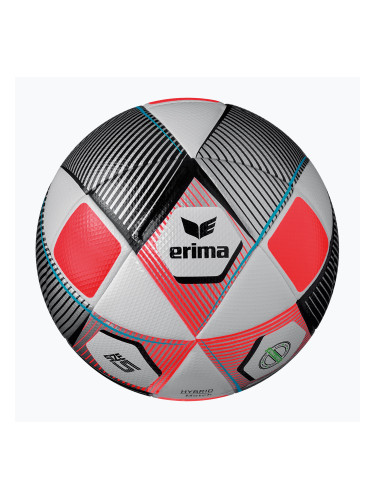 ERIMA Hybrid Match сребрист/огнено-коралов футболен размер 5