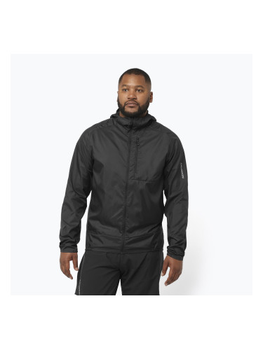 Мъжко яке за бягане Salomon Cross Wind deep black