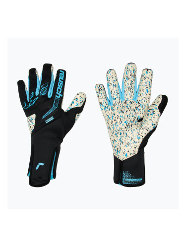 Вратарски ръкавици Reusch Attrakt Freegel Fusion Strapless black/bachelor button