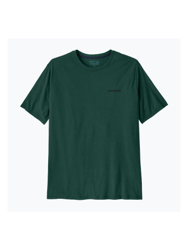 Мъжка тениска Patagonia P-6 Logo Responsibili-Tee cascade green