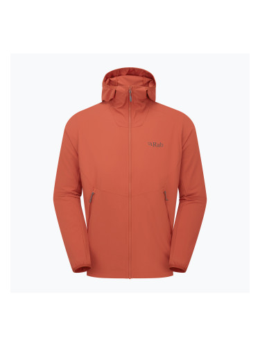 Мъжко софтшел яке Rab Borealis Hoody tuscan red