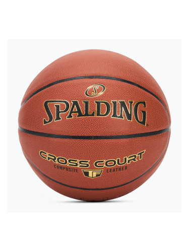 Баскетболна топка Spalding TF Cross Court orange, размер 7