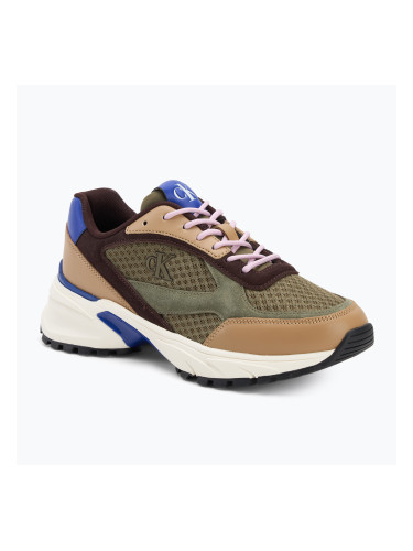 Мъжки обувки Calvin Klein YM0YM01379 Hike Runner Mesh MIX cumin/burnt out/khaki/purple blue