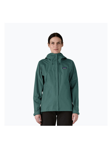 Дамско яке за дъжд Patagonia Torrentshell 3L Rain cascade green