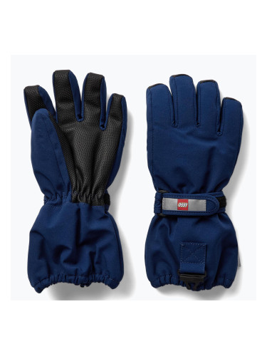 Детски ски ръкавици LEGO Lwazun 705 2023 тъмно сини