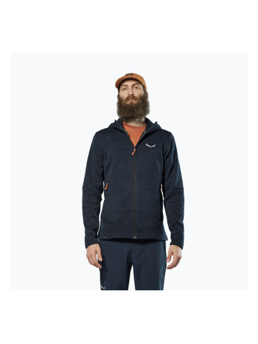 Мъжка туристическа поларена блуза Salewa Puez Rocca Polarlite Hood navy blazer